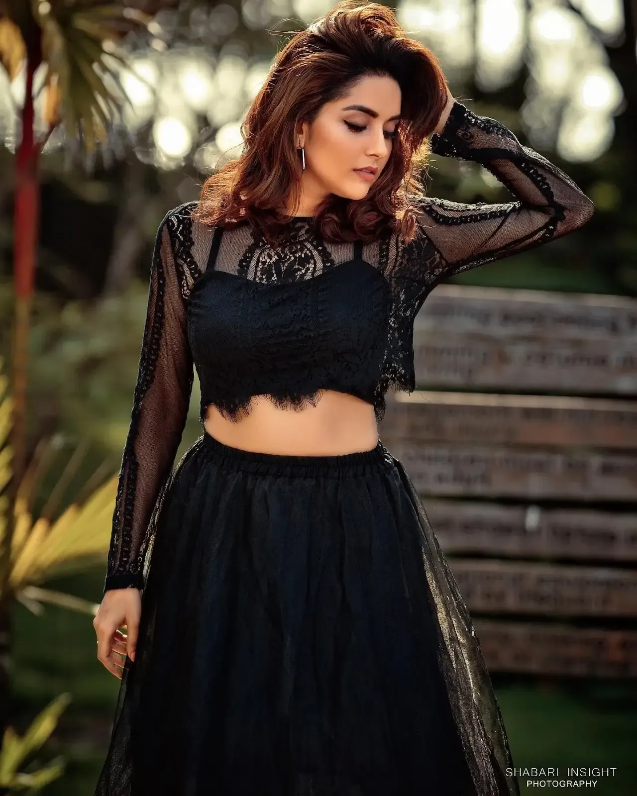 Indian Actress Mahima Nambiar Images in Black Dress